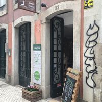 Entrance at Sapato Verde in Lisbon