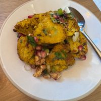 Spiced cauliflower at CERU Farringdon in London