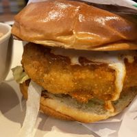 Buffalo chicken sandwich  at Veggie Grill in Corte Madera