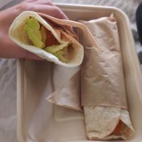 Buffalo wraps at Veggie Grill in Corte Madera