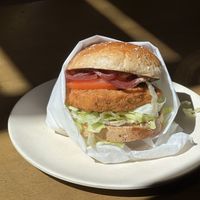 Santa Fe Chick’n Sandwich   at Veggie Grill in Corte Madera