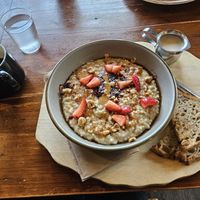 Oatmeal at Terravita Kitchen in Revelstoke