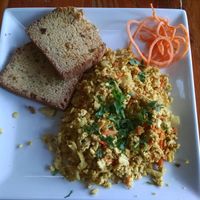 Modified Tofu Scramble with Super Seed Bread--WOW! at Kind Cuisine in Boise