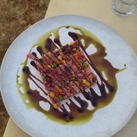 Vegan tartare at Tipico in Rovinj
