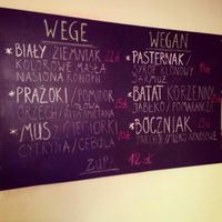 Menu at Osma Kolonia in Warsaw