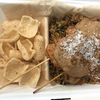 Vegan saté at Soepp in Alkmaar