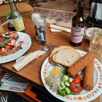 Vegan wentelteefjes en kroketten at Soepp in Alkmaar