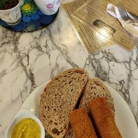 Croquettes with bread. at Soepp in Alkmaar