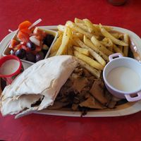 Vegan doner Schotel 😋 mit veganer Mayo at Soepp in Alkmaar