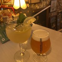 Moscow mule (very good) and blond draft beer (good)  at Soepp in Alkmaar