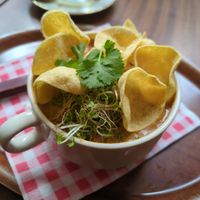 Peanut soup at Soepp in Alkmaar