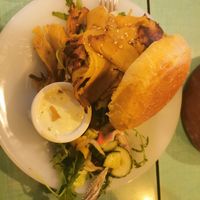 Pita met vegan shoarmavlees van seitan at Soepp in Alkmaar