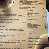 Speisekarte  at Soepp in Alkmaar