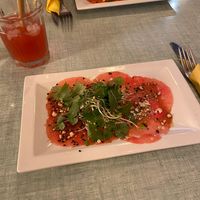 Watermelon carpaccio  at Soepp in Alkmaar