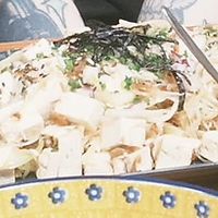 Tofu and noodles   at Tokyo Street Vallila in Helsinki