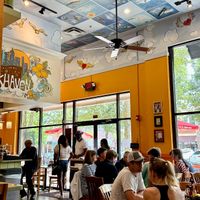 Indoor Seating at The Flying Biscuit Cafe in Brookhaven