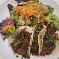Meatless taco entree at Silver Diner in Arlington