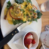 Just egg benedict   at Silver Diner in Arlington