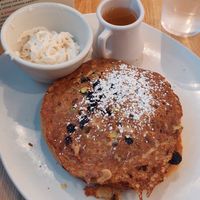 Oat Milk Protein Pancakes at Silver Diner in Arlington