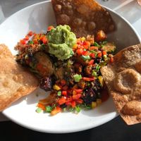 Veggie huevos rancheros minus the huevos at Silver Diner in Greenbelt