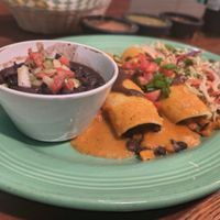 Butternut squash enchiladas at Riviera Maya Mexican Restaurant in Mercer Island