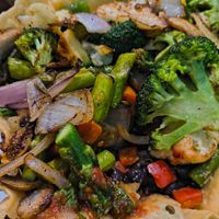 Vegan taco salad at Riviera Maya Mexican Restaurant in Mercer Island