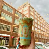 booster smoothie with vegan proteinn  at Playa Bowls in Pittsburgh