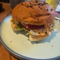 La hamburguesa de judías at Slow Boat DSK Taproom in Beijing