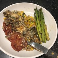 Hen of the woods piccata  at Silver Diner in Reston