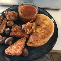 Without egg, it becomes vegan breakfast.
 at Babyccino Coffee & Kitchen  in Tonbridge