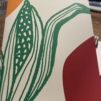Front of the vegan menu  at Wahaca Paddington in London
