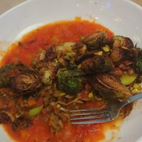 Brussels sprouts and lentils at Silver Diner in Waldorf