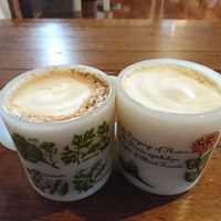 Latte at Vegetable Cafe Sorafune in Kamakura