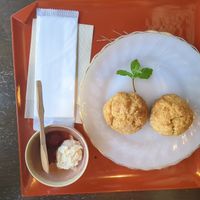 Brown rice scones at Vegetable Cafe Sorafune in Kamakura