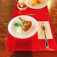 Scones and black sesame and banana cake, delicious! at Vegetable Cafe Sorafune in Kamakura