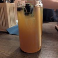 Sunset in Bali (ice tea with juices) at An Vegan Restaurant in Karlsruhe