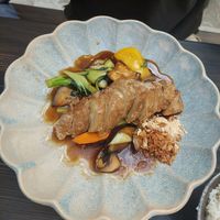 Vegan duck at An Vegan Restaurant in Karlsruhe