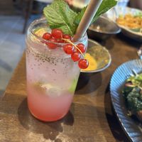 Lychee drink  at An Vegan Restaurant in Karlsruhe