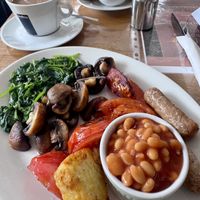 Vegan Breakfast, tasty   at Poppins in Shanklin