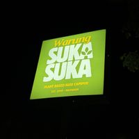 Sign outside   at Warung Suka Suka | Plant-Based Nasi Campur – Kuta Mandalika  in Kuta