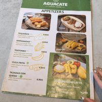 Vorspeisen: die frittierten Kochbananen haben wir statt dem Käse mit Guacamole bestellt at Aguacate Latin Food - Mohsgasse in Vienna