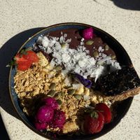 Raw snickers Acai bowl   at Uma Blu Coffee & Brunch in Kuta