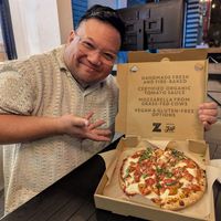 Margarita Pizza at zpizza - Beachmont Plaza in Huntington Beach