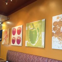 interior at zpizza in La Jolla