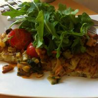 Vegan Omelett at Die Kleene Aubergine in Berlin