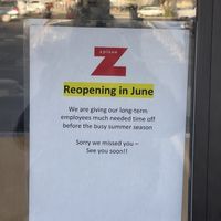   at zpizza in Mammoth Lakes