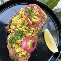 Tofu scramble   at OZ restaurant in Kuta