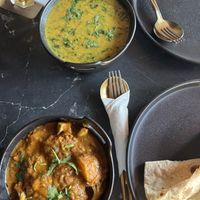 Aloo Gobi and Dal  at INDE - Authentic & Fusion Restaurant in Ulaanbaatar