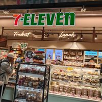 Storefront inside the central at 7-Eleven in Gothenburg