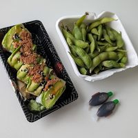 Vegan snacks from Racky at Racky Sushi & Ramen in Sheffield